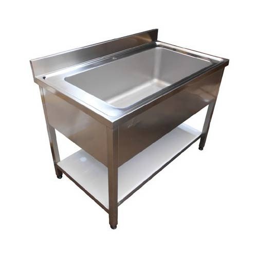 Qualipro Stainless Steel Pot Wash Sink, For Commercial