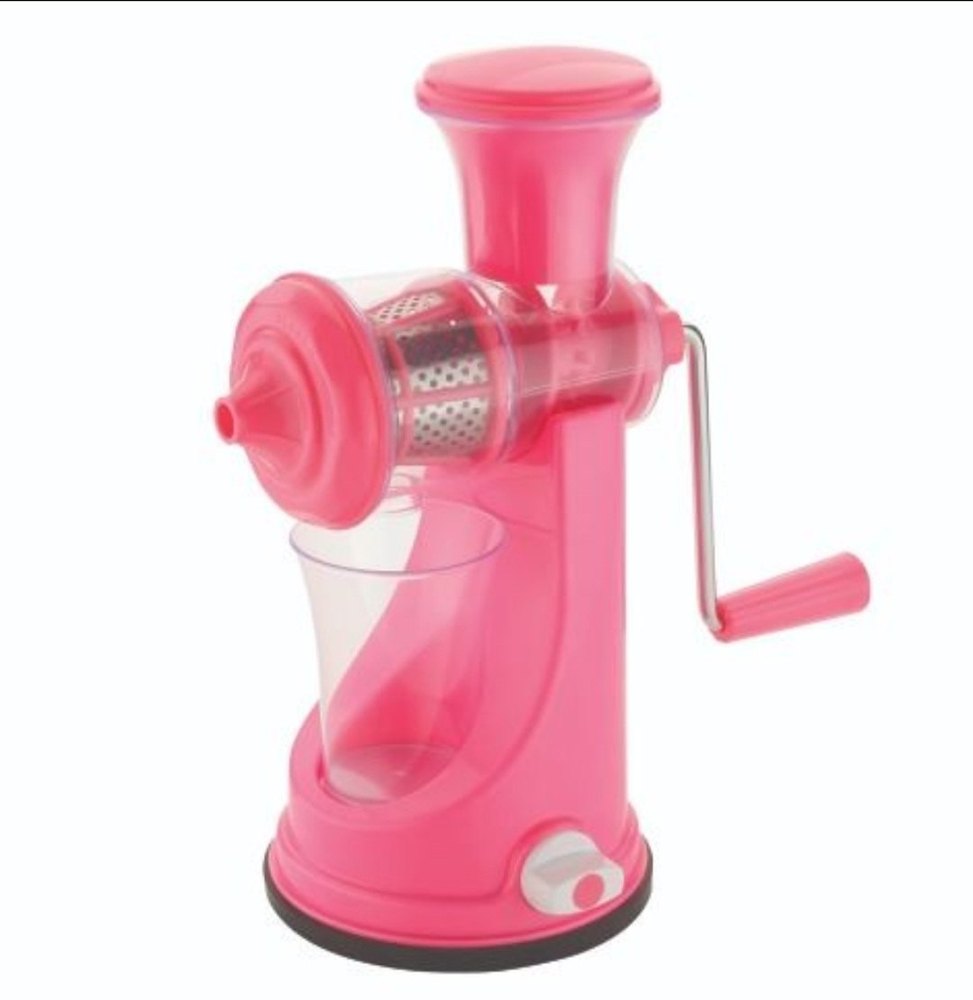 Manual Deluxe Plastic SS Jali Hand Juicer, For Home