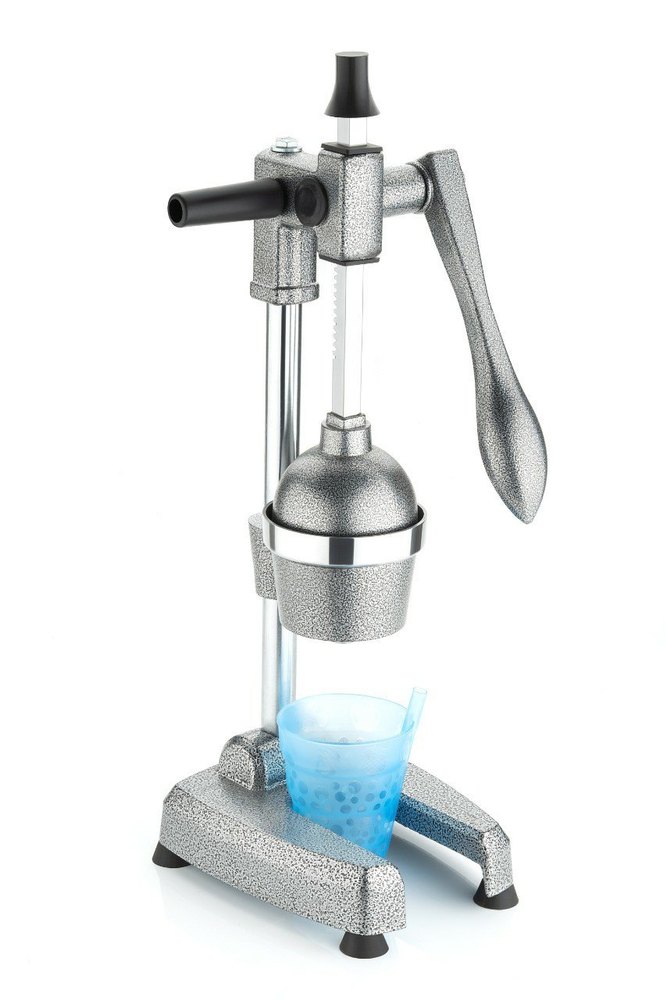 Silver/Black Aluminium hand press juicer, For Juice Making