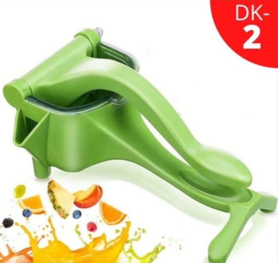 Green ABS Hand Press Juicer, For Fruit Juice, Aluminium