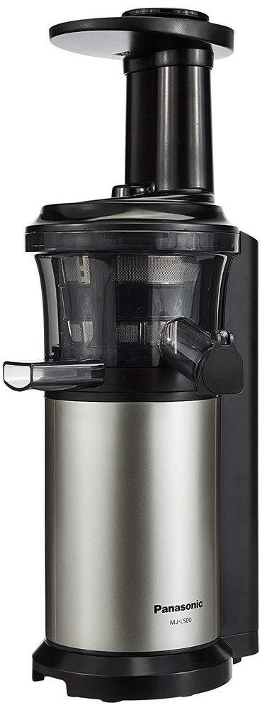 Plastic Panasonic MJL500 Cold Press Slow Juicer Silver