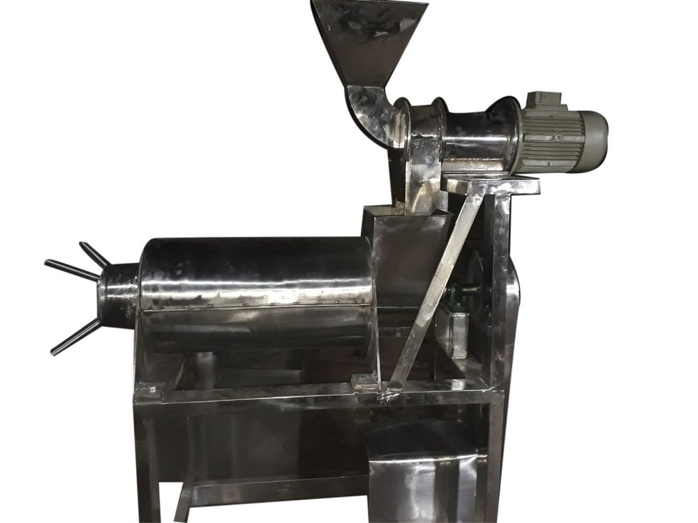 Semi-Automatic Stainless Steel Hydraulic Juice Extractor, 0.5W, 500 Kg/Hour