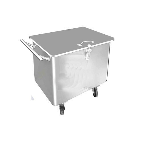 Silver Atta Bin Trolley