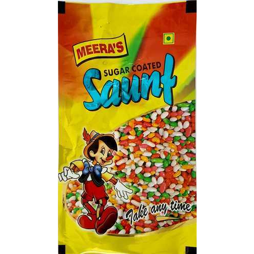Sugar Coated Saunf, Packaging Type: Packet