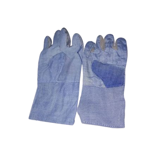 Unisex Blue Cloth Hand Gloves