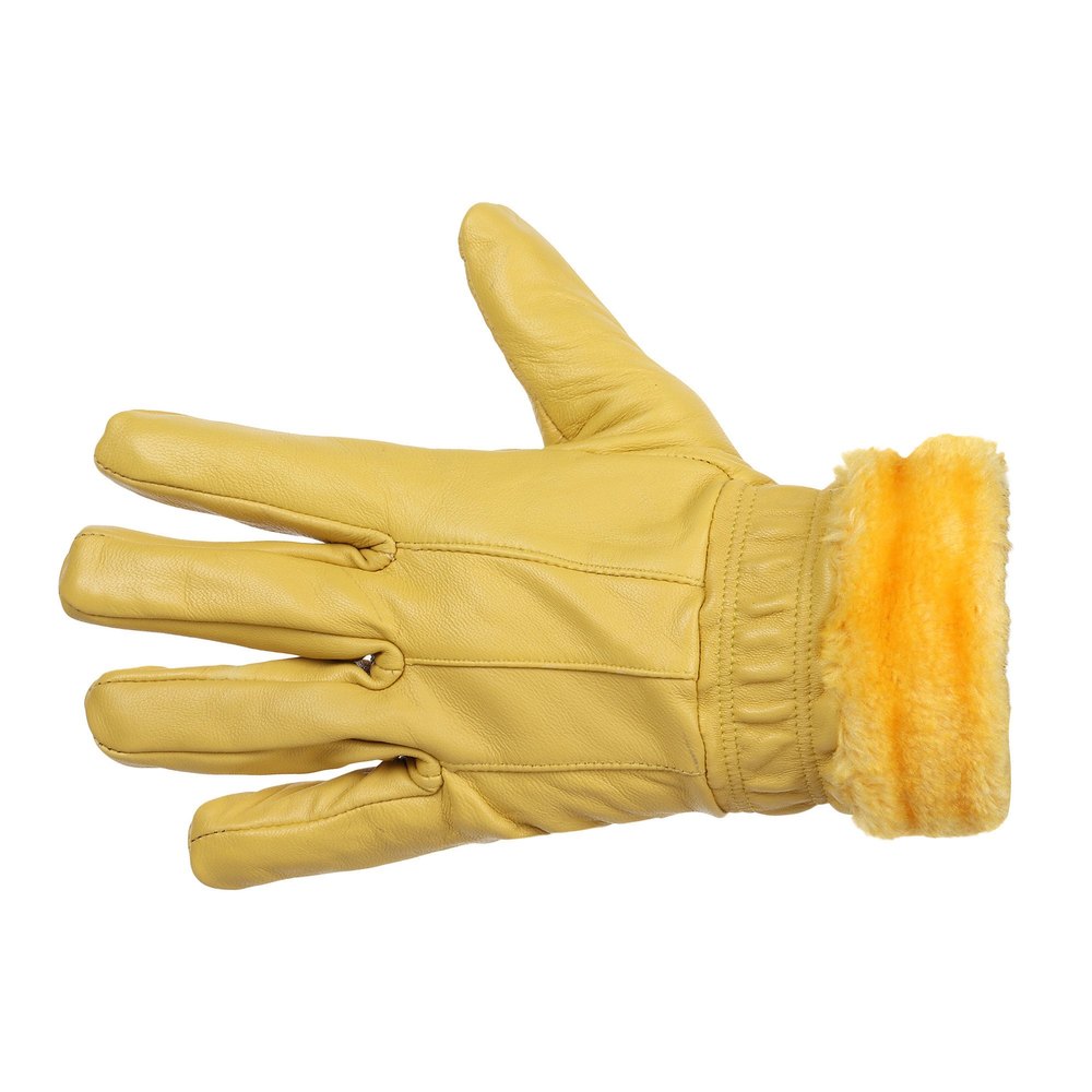Plain LEATHER GLOVES FOR GIRLS, Size: Large