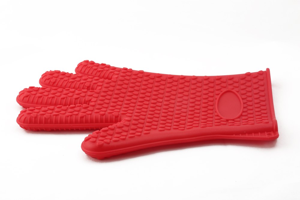 Red Silicone Cleaning Gloves