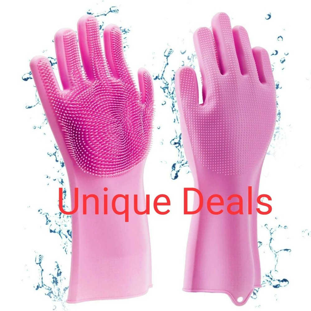 Reusable Silicone Cleaning Gloves