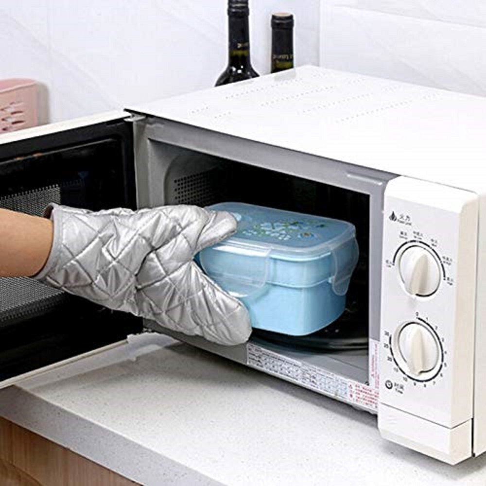 Aramid Strip Heat Resistant Oven Gloves, Light