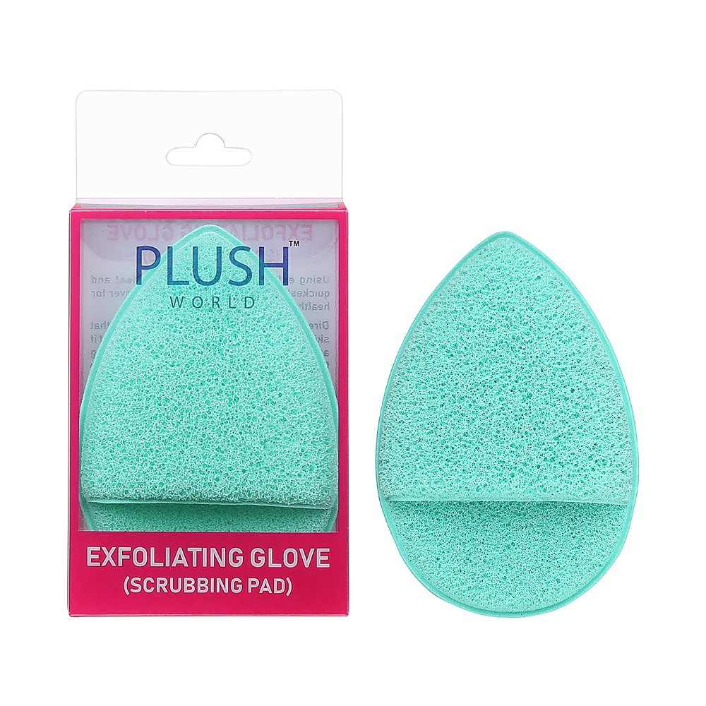 Plush World Exfoliating Glove(Scrubbing Pad) for Personal, Type Of Packaging: Box