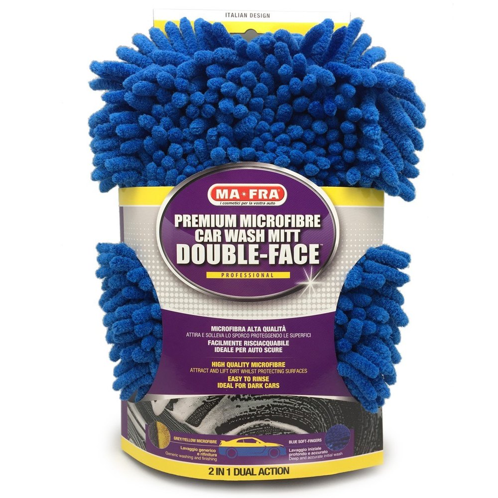 Microfiber Washmitt Double Sided, For Automotive Industry, Finger Type: Finger Less