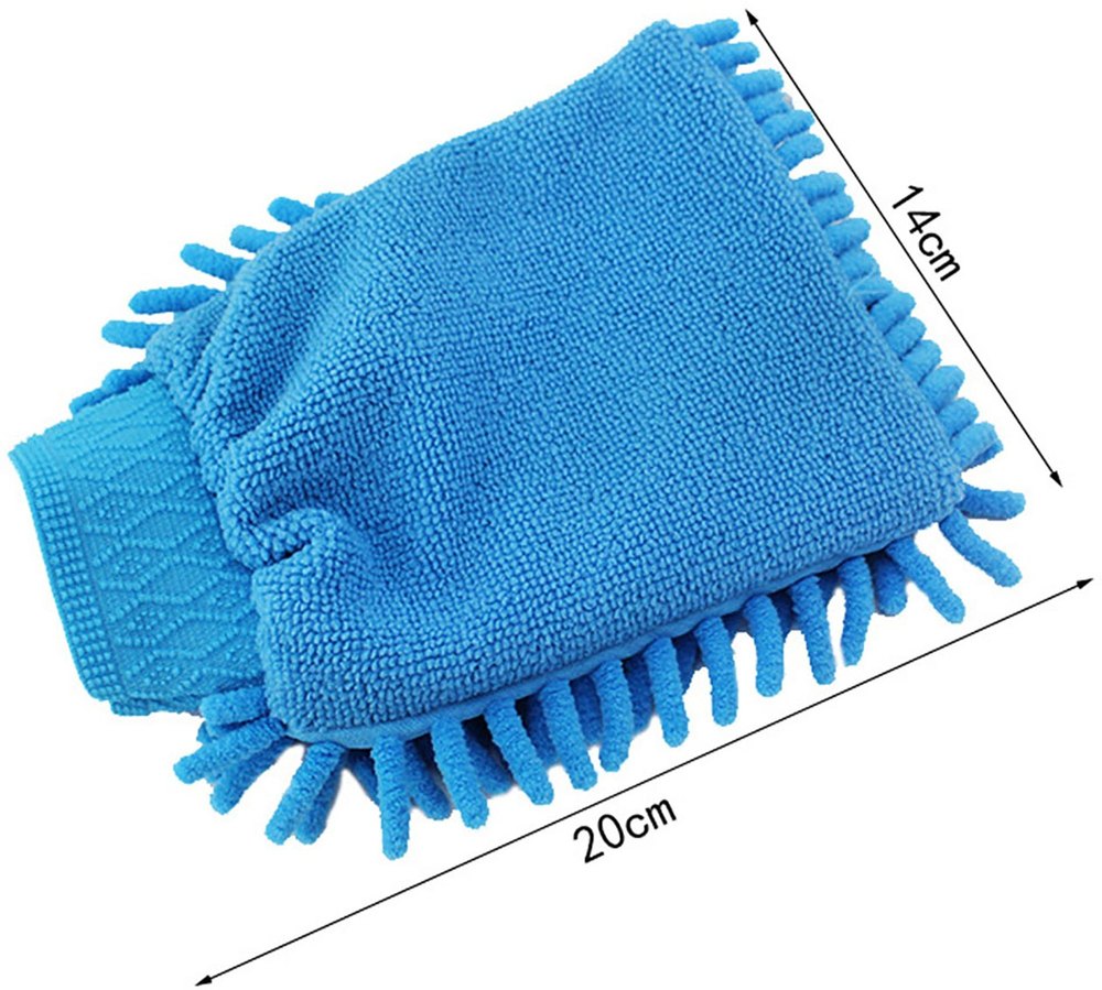 Microfiber Cleaning Glove, Finger Type: Finger Less
