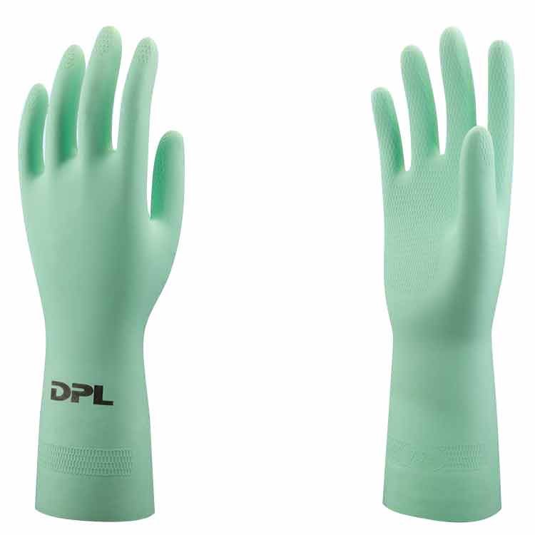Nitrile Rubber Flock lined DPL Interface Lite Chemical Resistance Gloves
