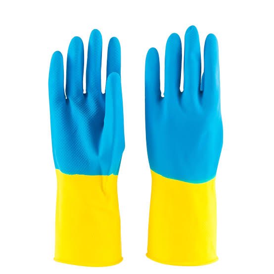 Yellow Rubber Household Gloves, Model Number/Name: SPHNP-CFL