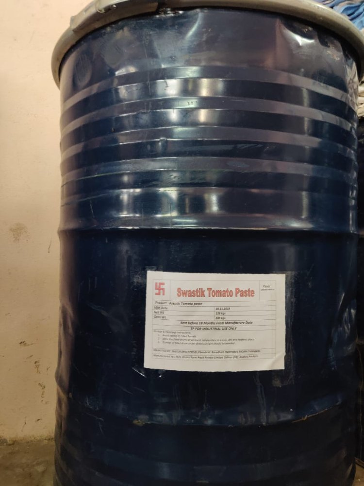 Swastik Tomato Paste, Packaging Size: 228 kg, Packaging Type: Drum