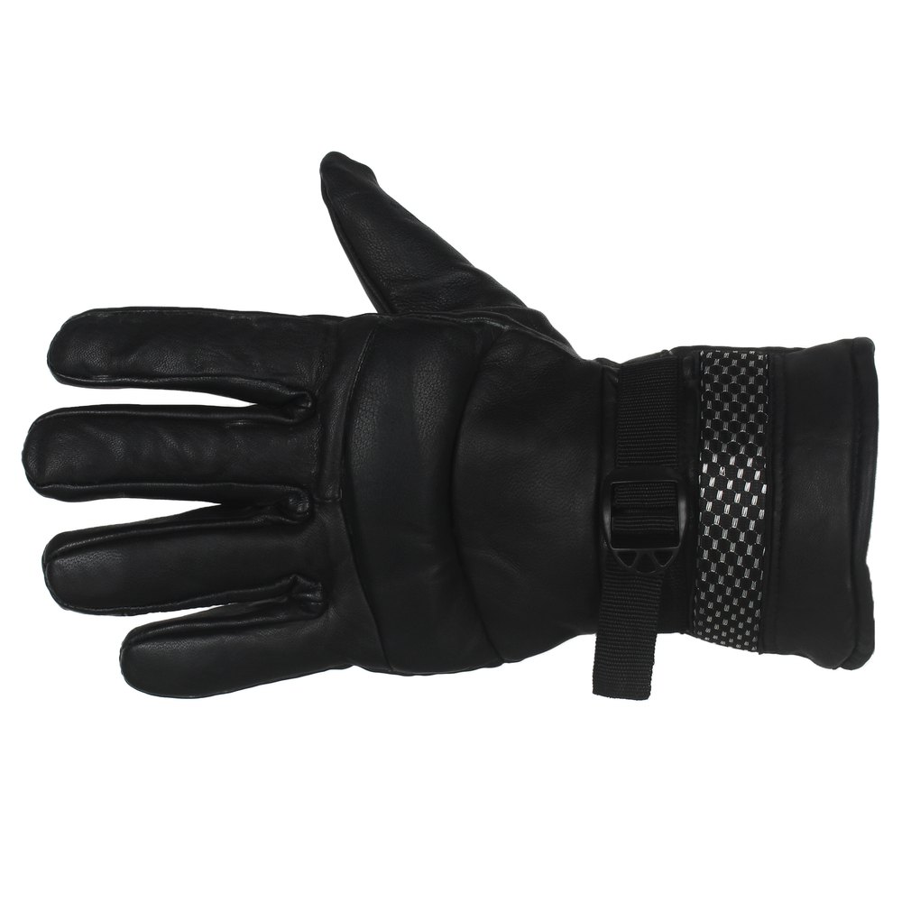 Black Leather Gloves