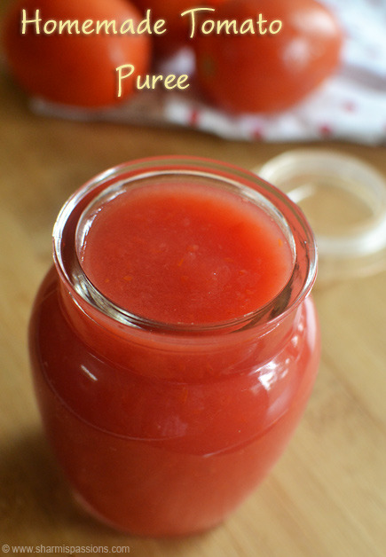 Homemade Tomato Puree