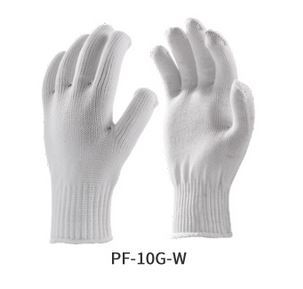 PF-10G-W Fab White Knitted Hand Gloves Premium Quality, Model: Unisex