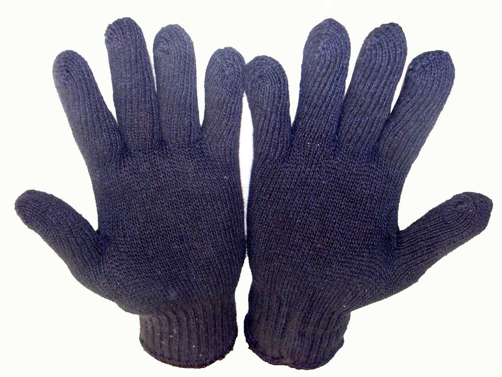 Protector Navy Blue Knitted Hand Gloves