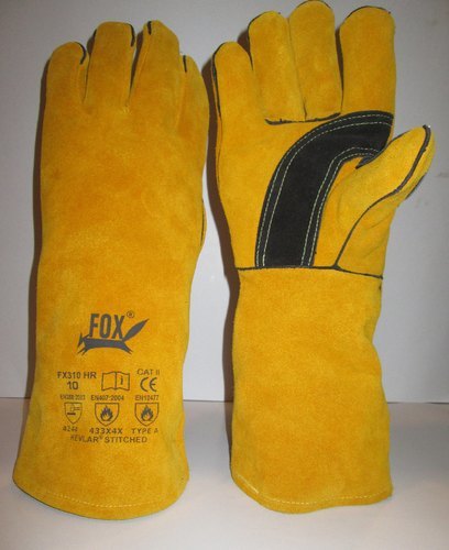 Free Size Leather(Buff/Split/Chrome) Winter Weding Leahter Gloves, For Construction/Heavy Duty Work