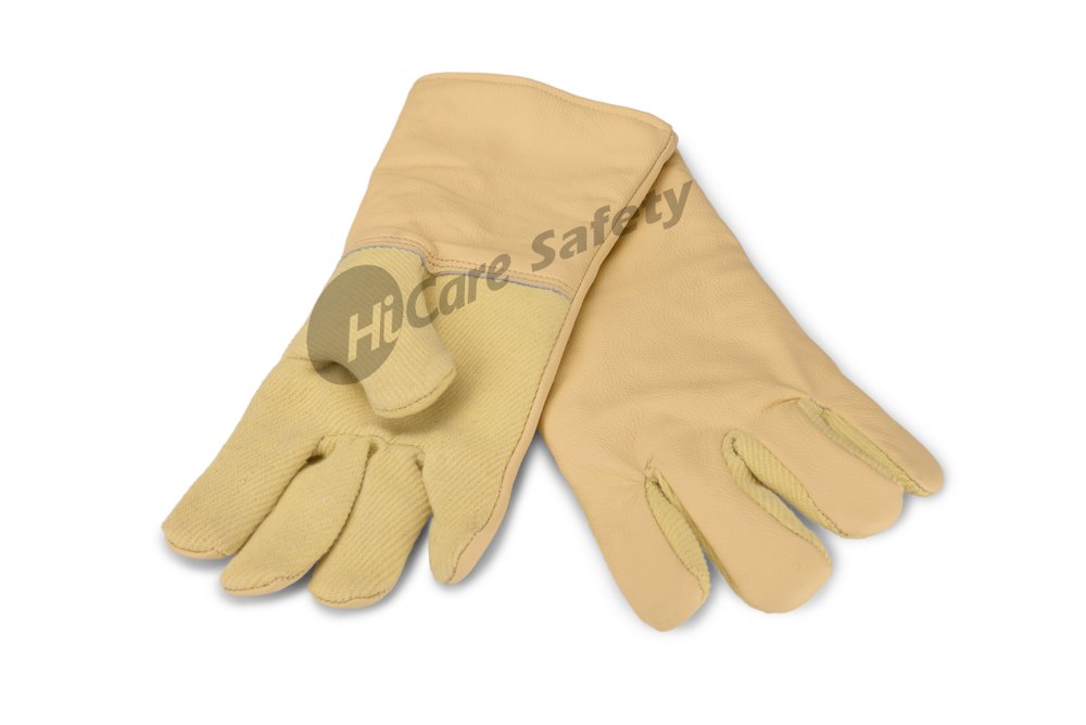Yellow Kevlar Mitten Hand Gloves