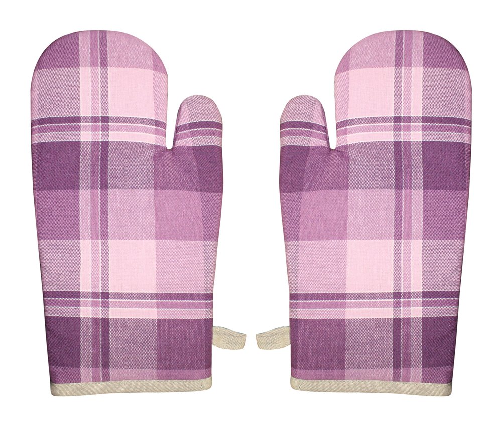 Airwill Cotton Yarn Dyed Big Check Glove