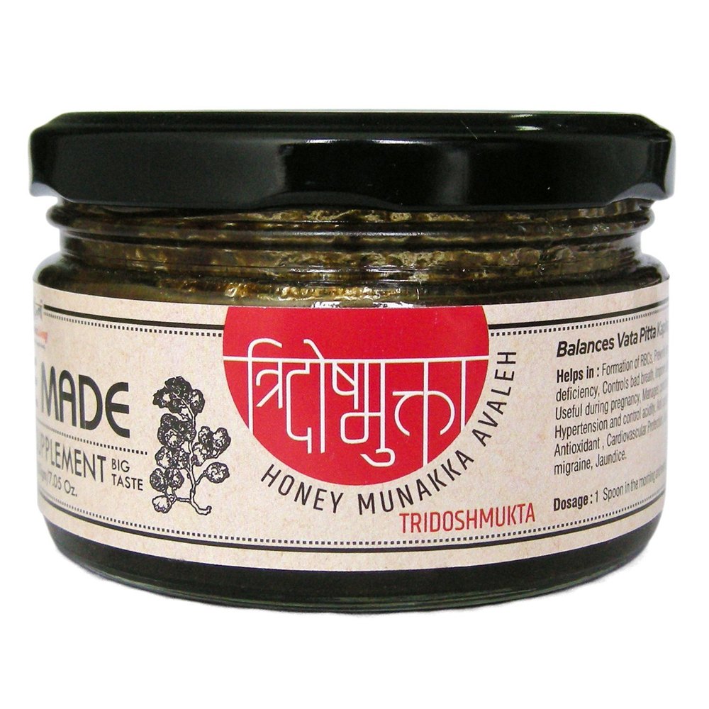 Organic 200g Honey Munakka Avaleh Tridoshmukta, Grade Standard: Food Grade, Packaging Type: Jar