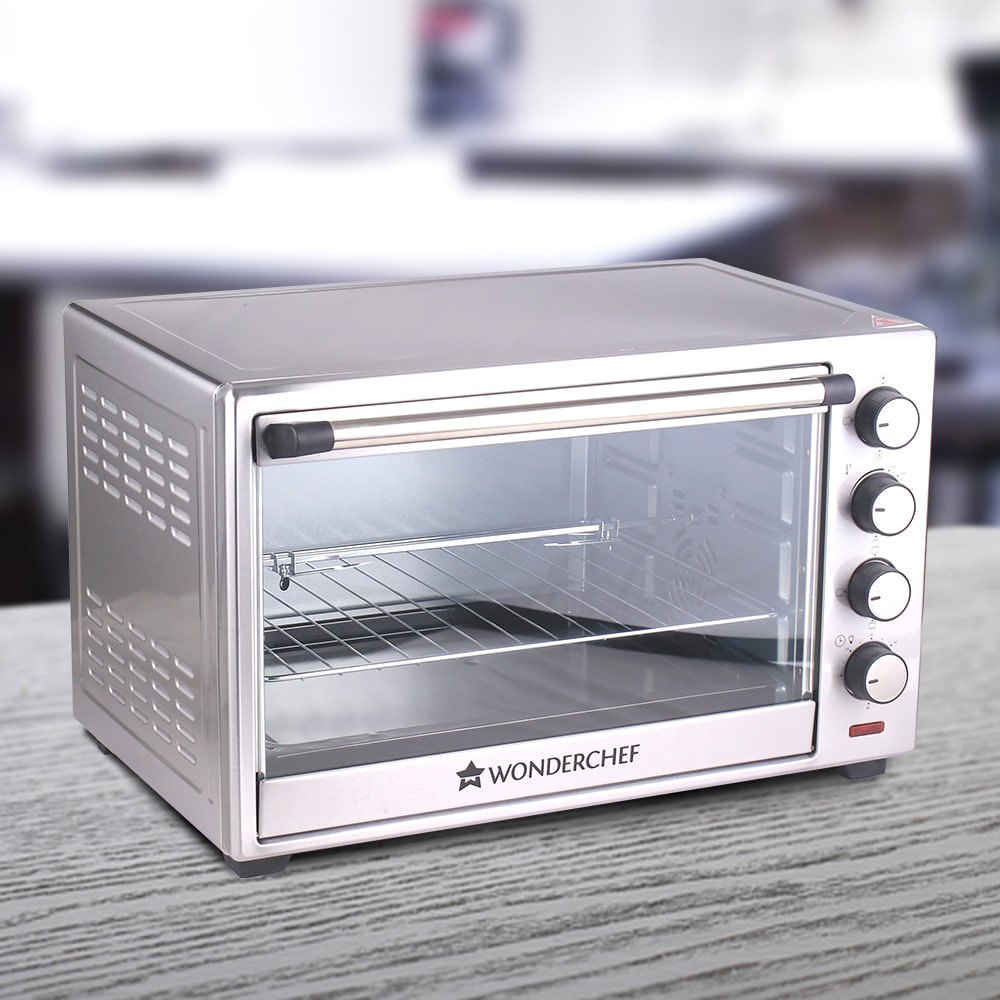 Wonderchef Otg 28 Litres Oven Toaster Griller, Stainless Steel, 1200 W