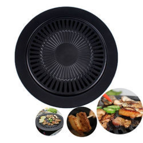 Smoke Free BBQ Barbecue Grill Plate