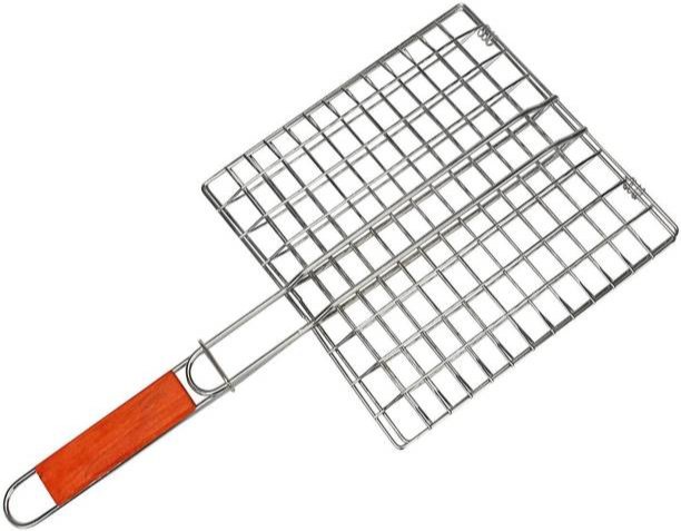 MD Silver Barbeque Mesh Grill / Alfam Grill, For Restaurant, Size: 15x15