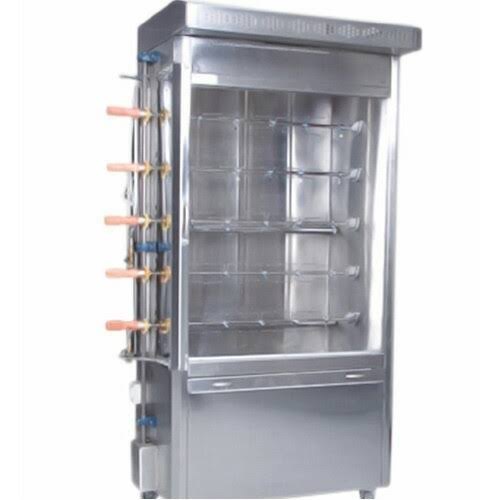 Arul Murugan Silver 25 Birds SS Chicken Grill Machine, For Hotel