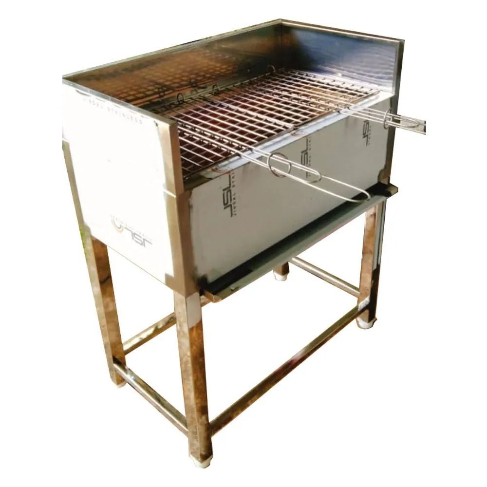 Indian Silver Stainless steel Barbeque stand Pune