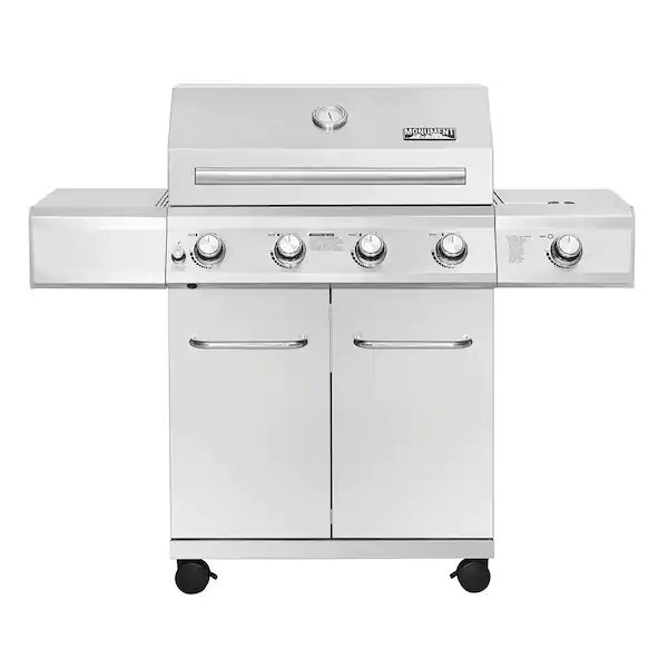 Silver Stainless Steel Gas Grill, For Restaurant
