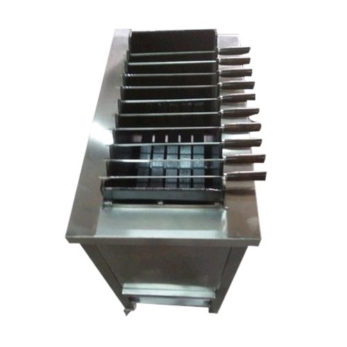 10 Skewers SS Chicken Grill, Size: 36x13x14 inch