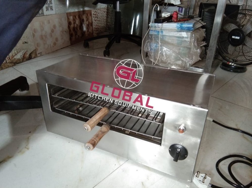 Silver Stainless Steel Salamander Grill, For Hotel