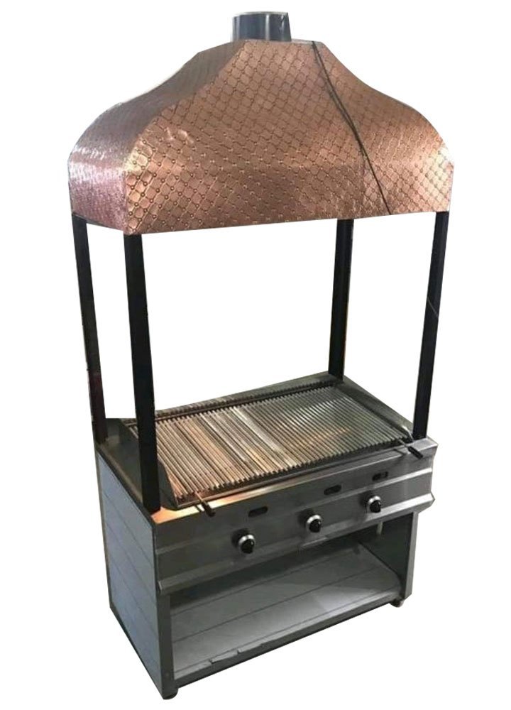 Stainless Steel SS Food Gas Grill, For Restaurant