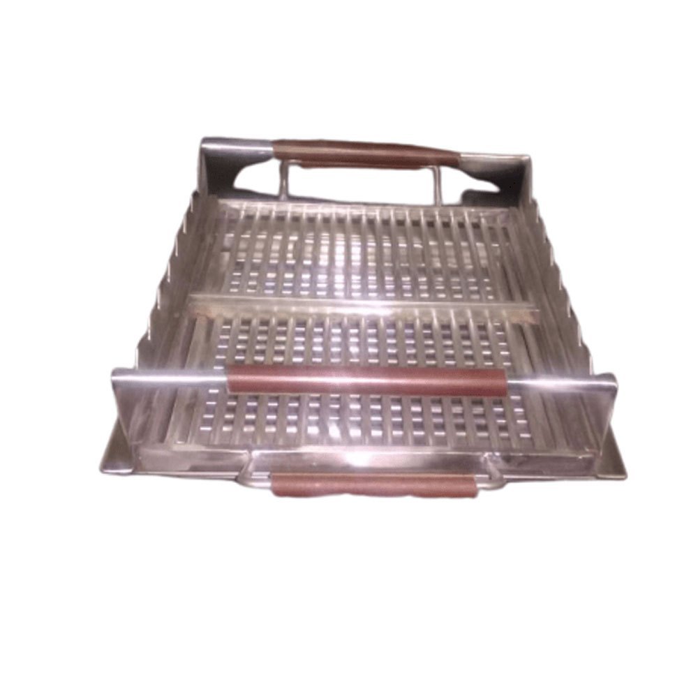 Dev Kitchens Silver SS Table Grill, For Restaurant, Size: 12x12x8 Inch