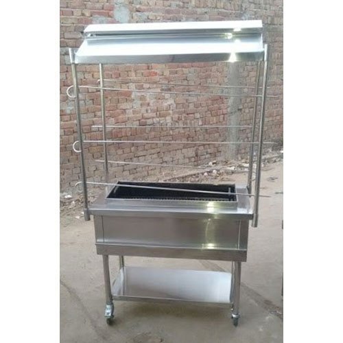 Silver Barbeque, For Grill, Size: 36X24x34+36