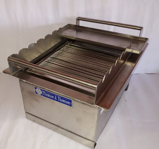Silver Barbeque Grill, 220V, Size: 15X12X10