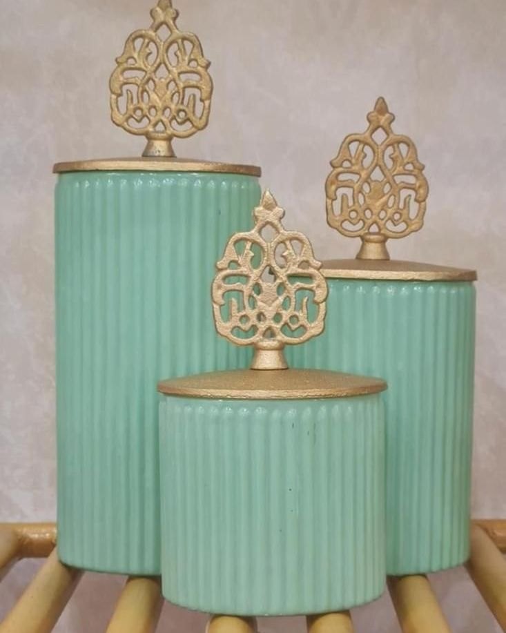Three size is there Decorative Glass Jars With Lid, For Dry Fruits