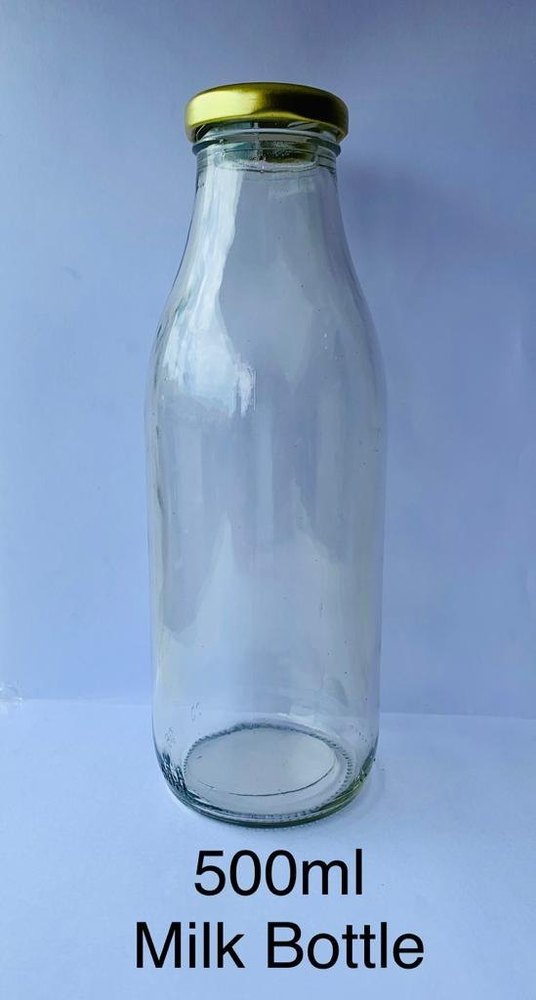 Lug Cap Glass 500 Ml Milk Bottle