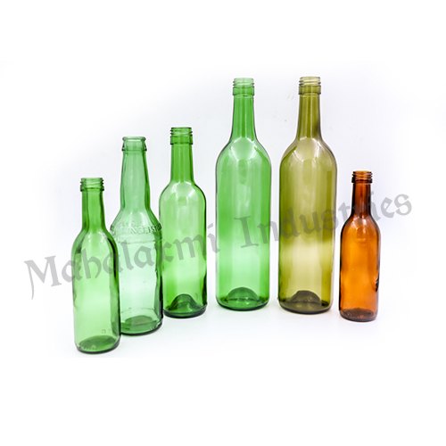 Mahalaxmi 750 ML Liquor Glass Bottle