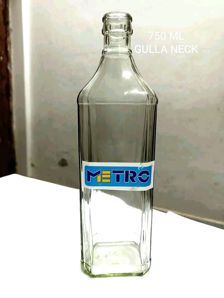 Empty Liquor Glass Bottle