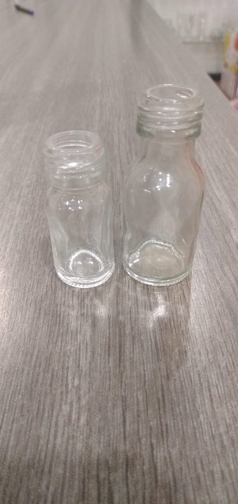 Standard Transparent 28ml 40ml Glass Essence bottle, Capacity: 30ml 50ml