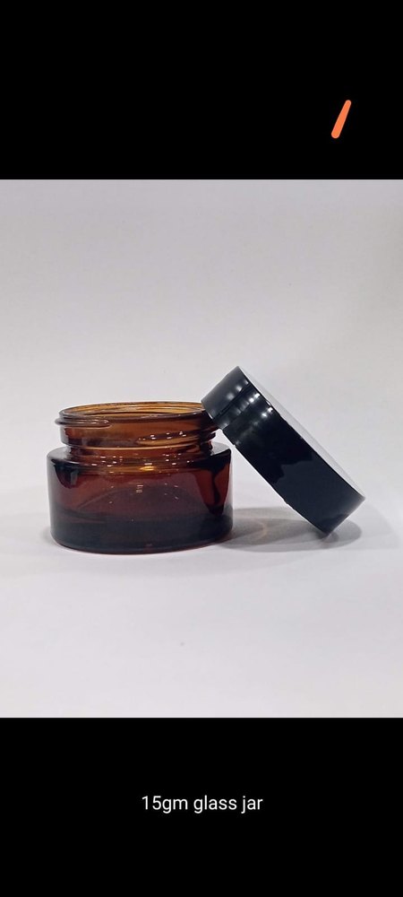 Round pp 15gm Glass Jars, 30ml