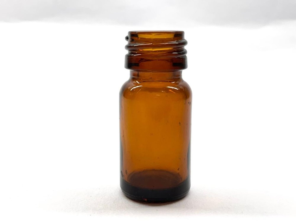 10ml Amber Glass Bottle, Screw Cap