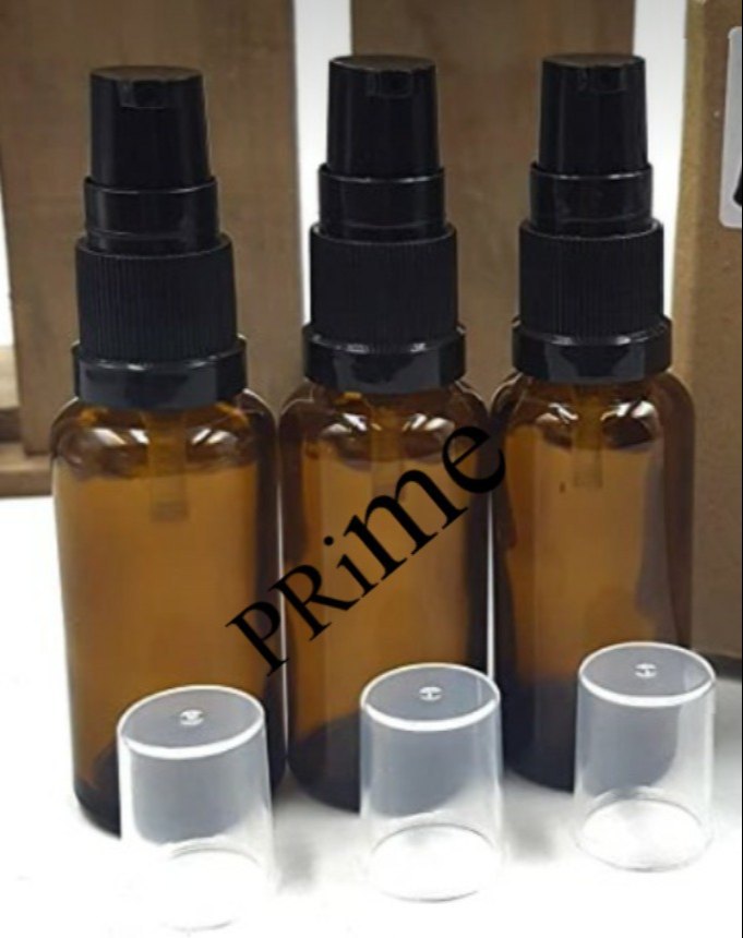 50ml Amber Glass Bottle, Screw