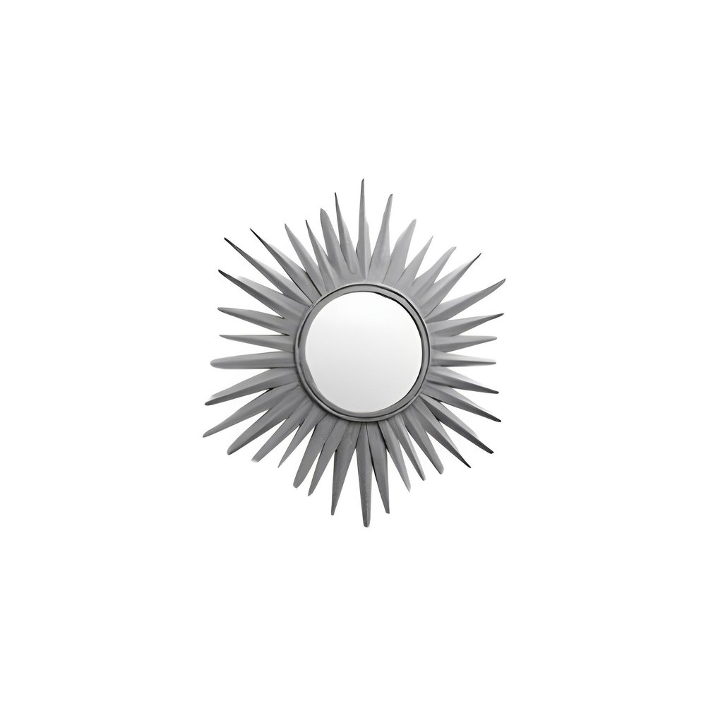 Modern Iron And Glass Wall Decor Mirror, Size/Dimension: 55 cm, Mirror Shape: Round