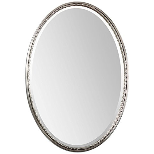 Silver Polished Looking Glass Mirror