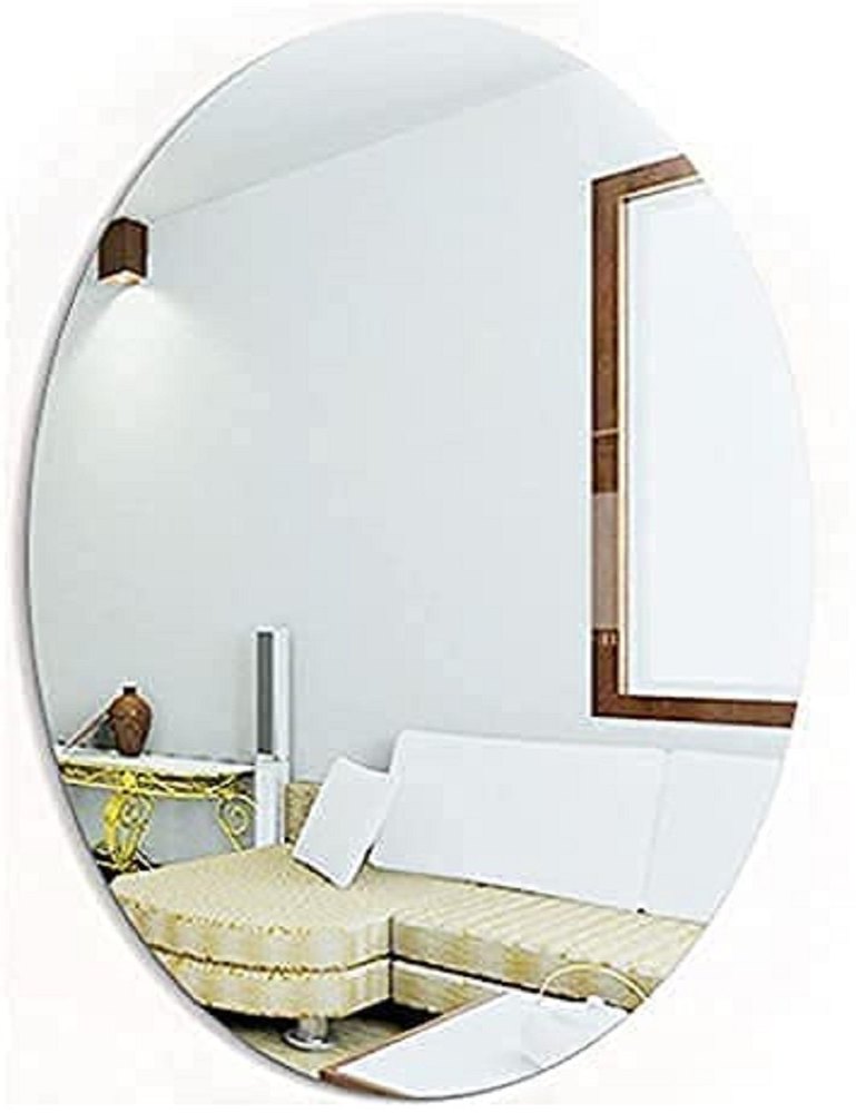 HEMICO Mirror Flexible Tiles Non-Glass Wall Sticker Mirror Self-Adhesive Mirror Sheets for Home